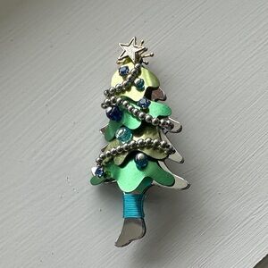 Liztech Liz Tech Holiday Christmas Tree Brooch